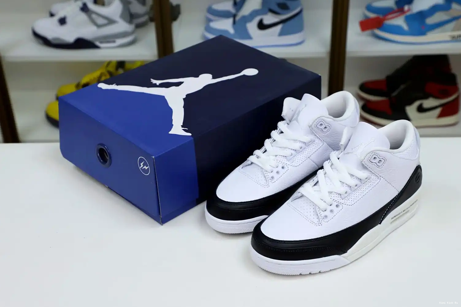 FRAGMENT RETRO X 3 SP JORDAN Kimikick DESIGN AIR 'WHITE' 0707